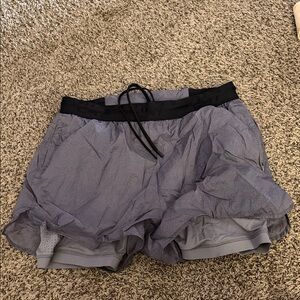 Represent 247 Run Club Contour 2-in-1 Run Shorts - Titanium Grey